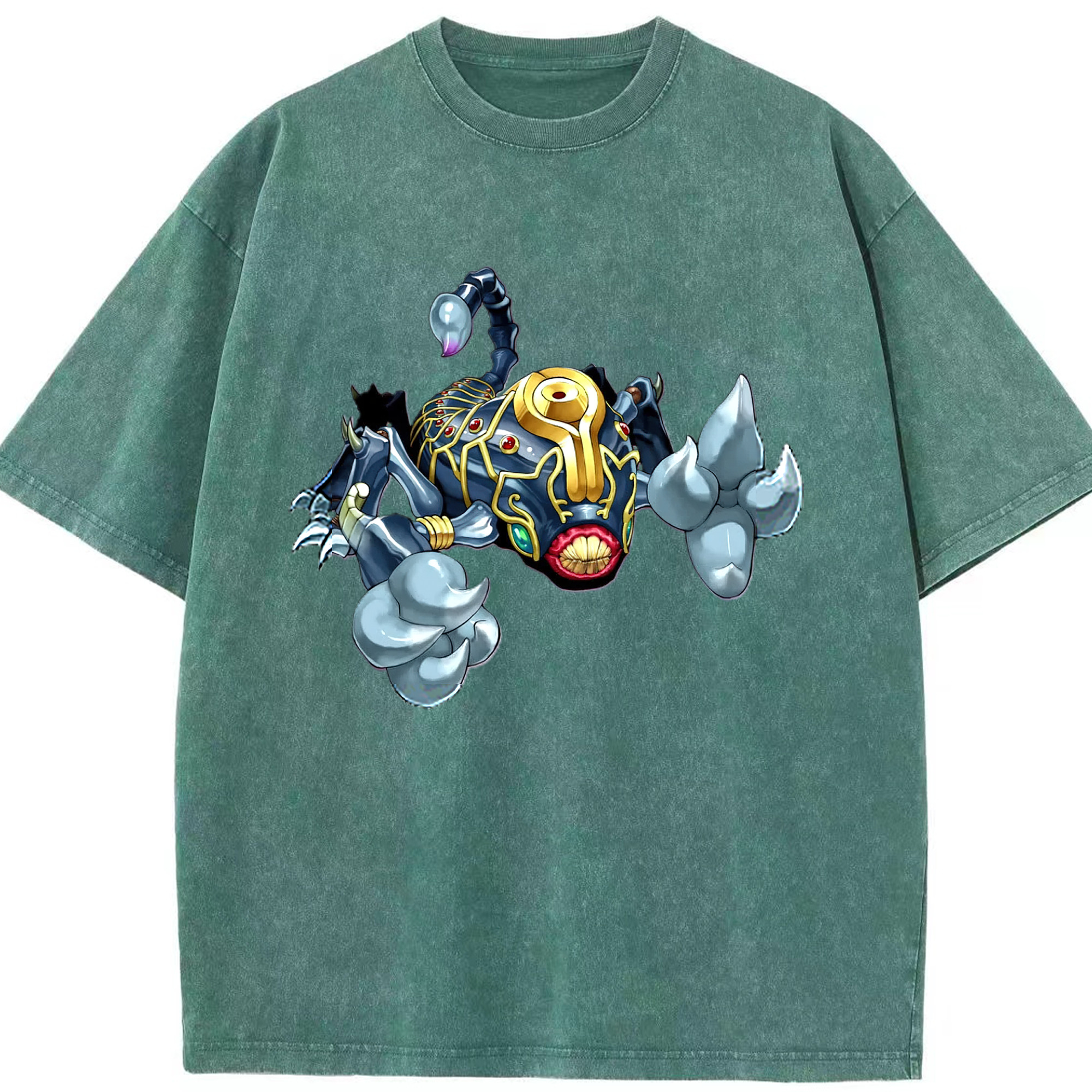 （画像用） 遊☆戯☆王 Yu-Gi-Oh! 綿100% ヴィンテージ風 半袖Tシャツ（フロントプリント）